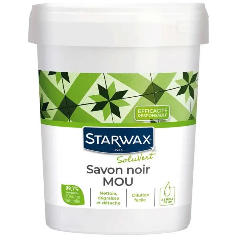 Savon noir mou huile de lin 1kg Starwax