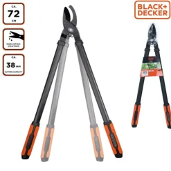 Sécateur à lames croisées Black&Decker® 71 cm - Coupe précise jusqu'à 38 mm