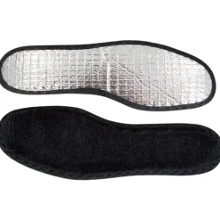 Semelles isolante polaire polyester aluminium noire 35/36 à 45/46