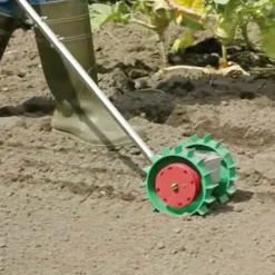Semoir manuel graines Super Seeder 6 disques avec manche