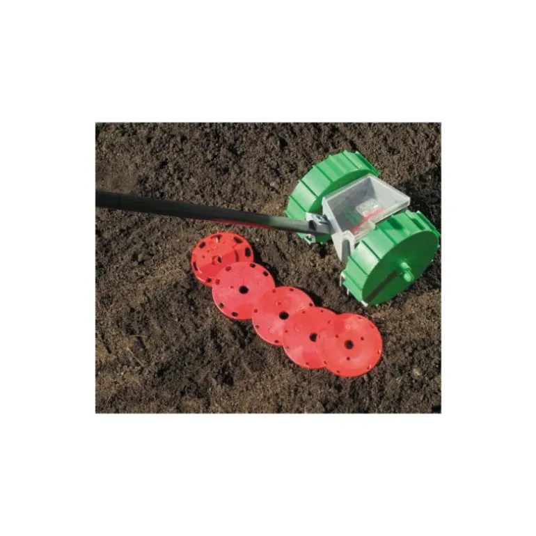 Semoir manuel graines Super Seeder 6 disques avec manche