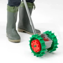 Semoir manuel graines Super Seeder 6 disques avec manche