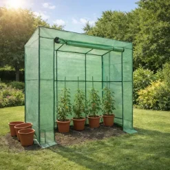 Serre à tomates jardin 79 X 200 X 169 cm