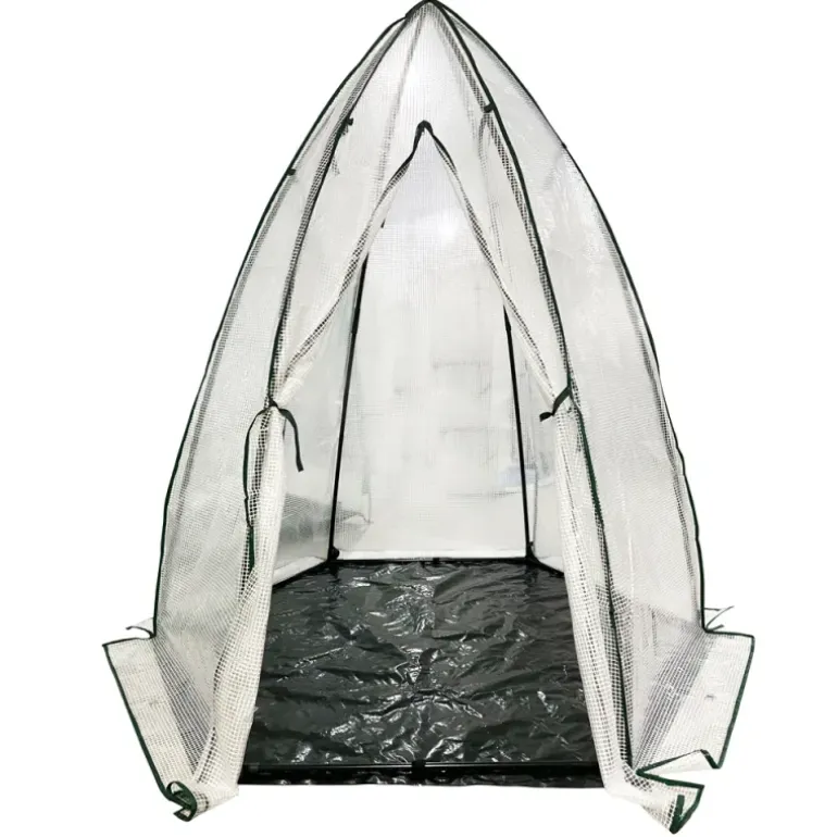 Serre d'hivernage dôme transparente protection plantes hiver