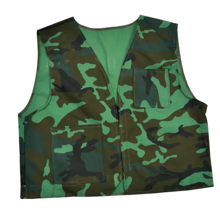 Set de chasse pour enfant - jumelles fusil cartouches gilet camo