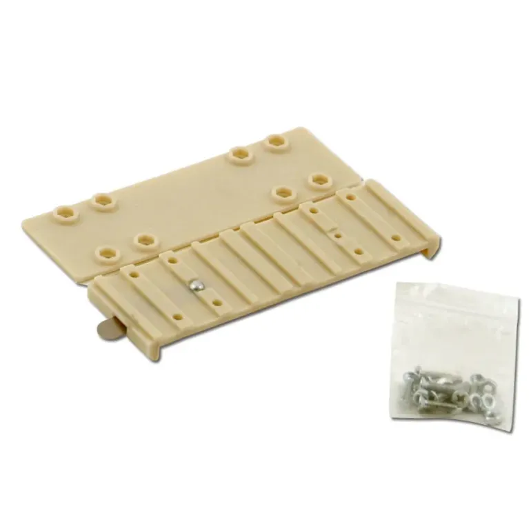 Set de fixation grillage pour mangeoire fibre de verre chocolat