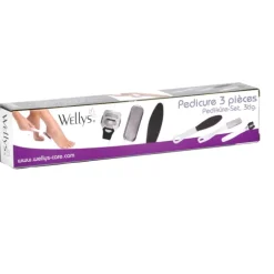 Set pédicure 3 pièces - Kit manucure complet soins pieds