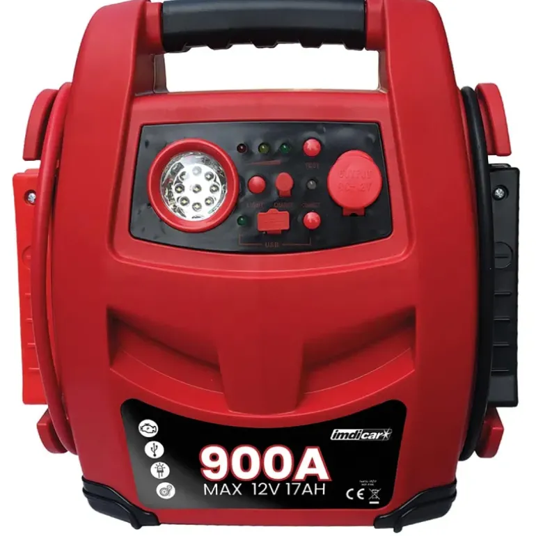 Station de Démarrage 900A avec Compresseur Intégré 12V