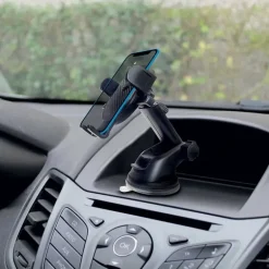 Support téléphone télescopique bras extensible rotation 360°