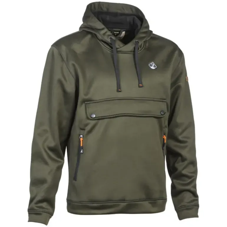 Sweat à capuche kaki Percussion doublé polaire