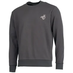 Sweat brodé sanglier vert