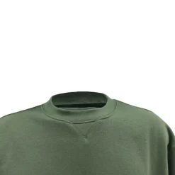 Sweat col rond kaki