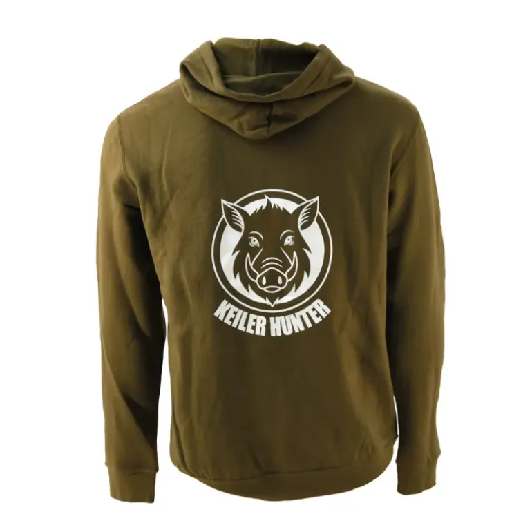 Sweat Keiler Hunter kaki 50% coton 280g/m² logo 3