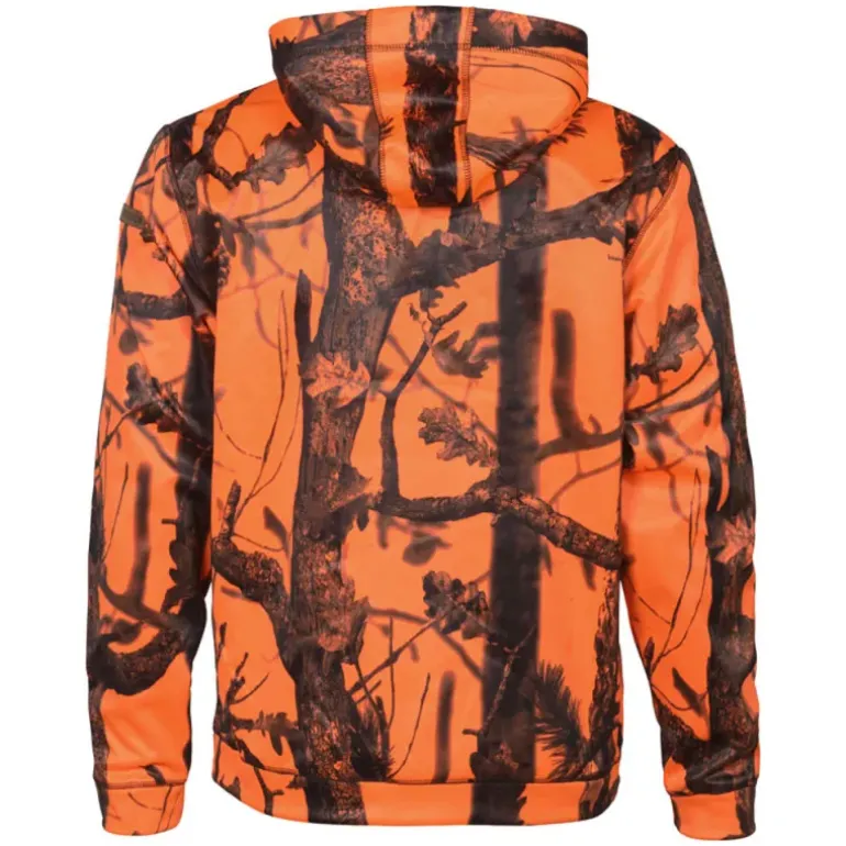 Sweatshirt à capuche Percussion Blaze Black micro polaire