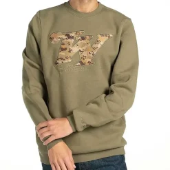 Sweat-Shirt Homme Redstone Crew Neck Kaki - Winchester®