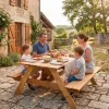 Table pique-nique en bois traité autoclave 160 cm