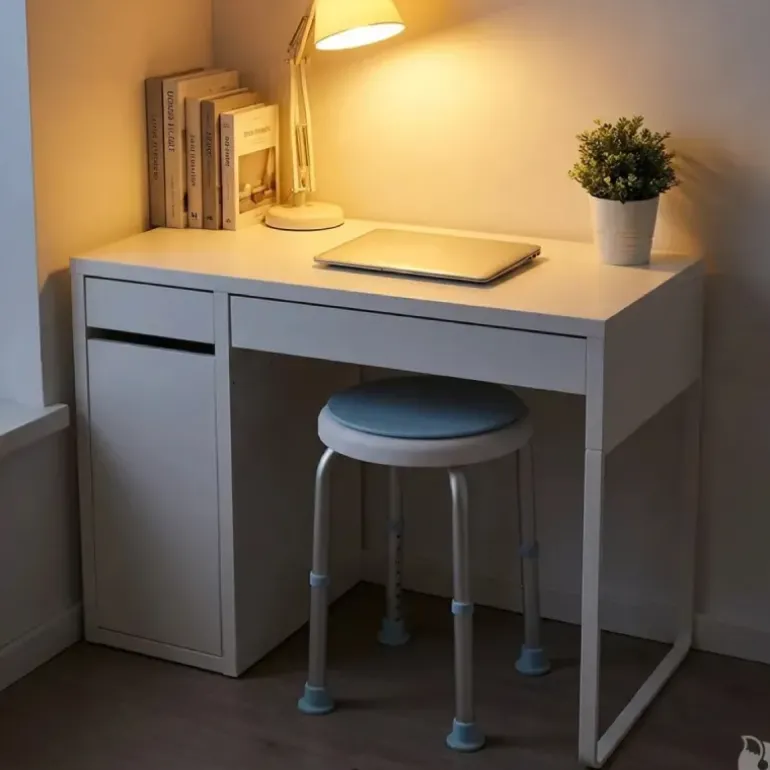 Tabouret pivotant moderne siège d'appoint rotatif compact