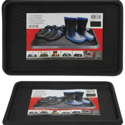 Tapis flexible polyvalent 60x40cm noir chaussures maison voiture