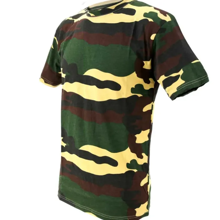 Tee-Shirt léger respirant camo CE 100% coton M à 3XL