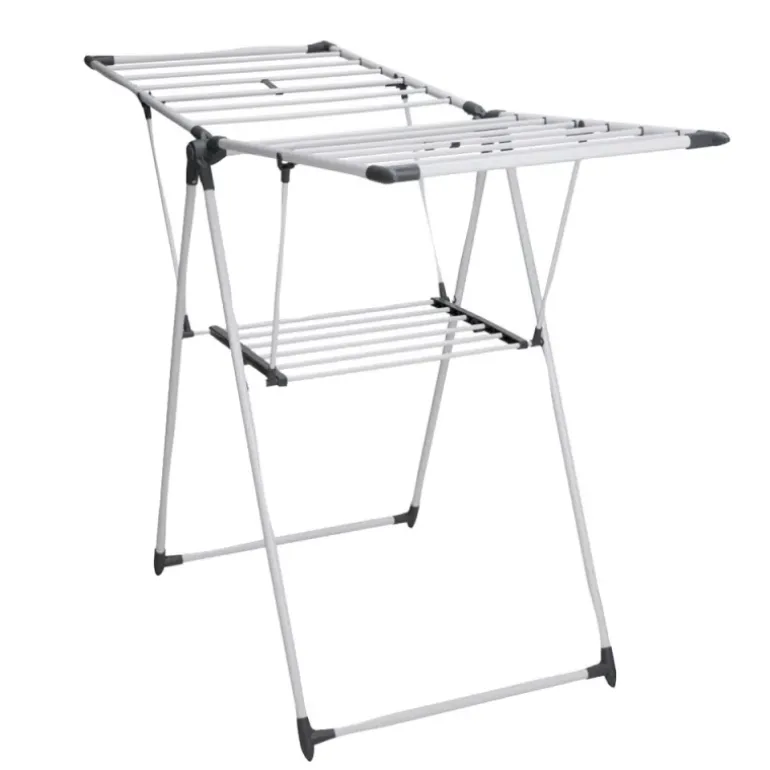 Étendoir à linge métal pliable 16 m – robuste et pratique