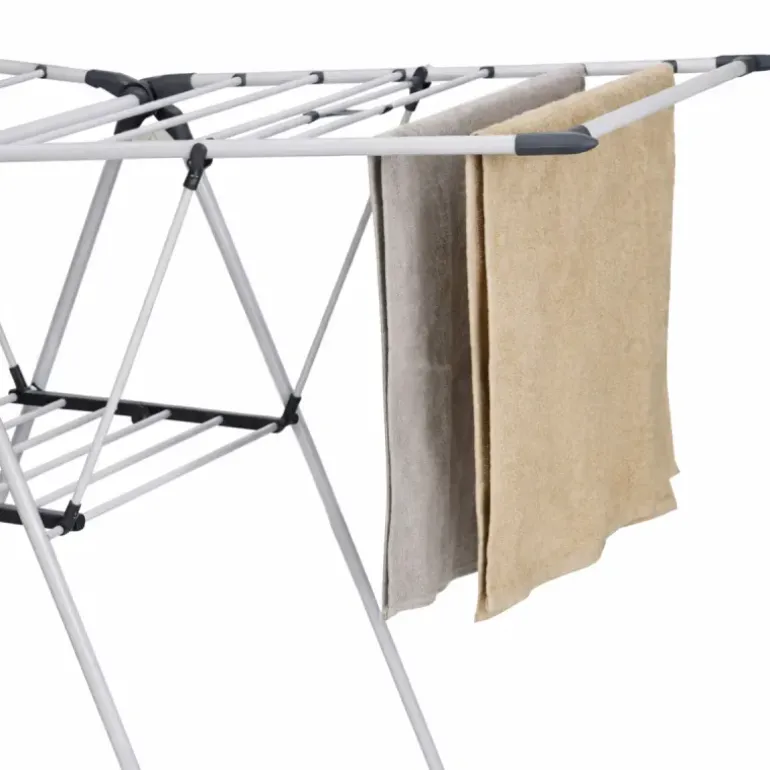 Étendoir à linge métal pliable 16 m – robuste et pratique