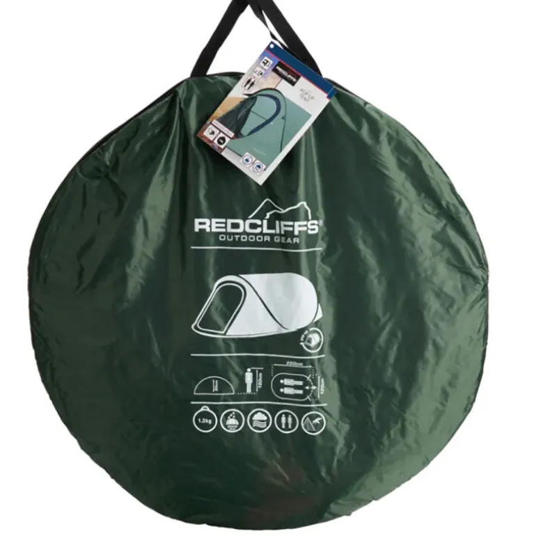 Tente 2 personnes ultra-légère 160x270x110 cm - Vert foncé