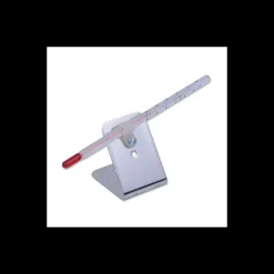 Thermomètre tube rouge avec support - OLBA