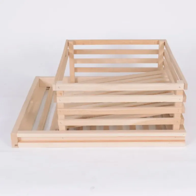 Tiroir de réserve à pomme de terre pour garde manger en bois