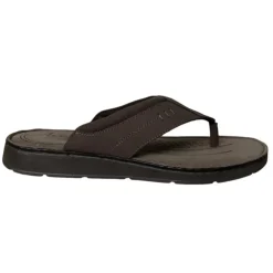 Tongs en Cuir Marron pour Homme - Dirbe - Ayoka