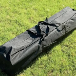 Tonnelle pliante aluminium 3x3 m verte avec parois latérales