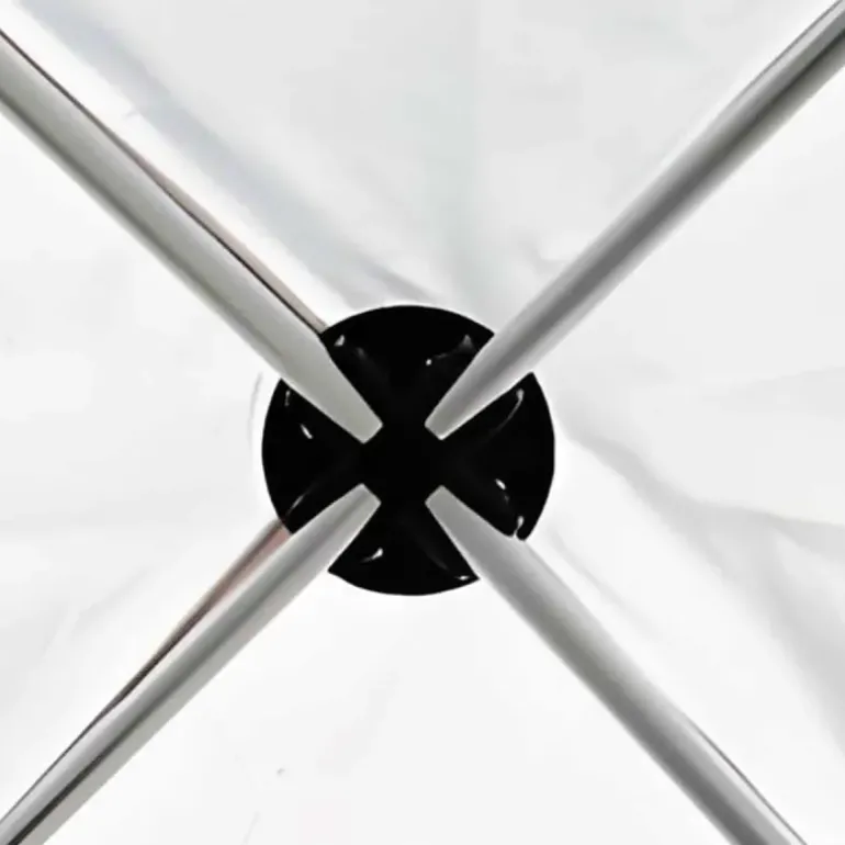 Tonnelle pliante aluminium 3x3 m verte avec parois latérales