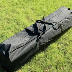 Tonnelle pliante 3x4 m en acier verte avec parois latérales