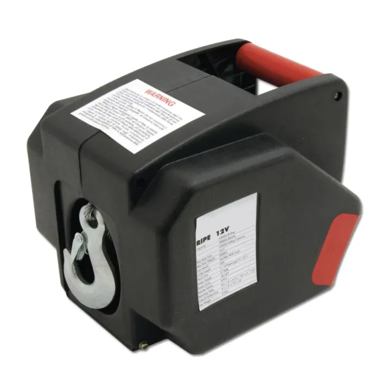Treuil électrique 12V cable en fil d'acier torsadé