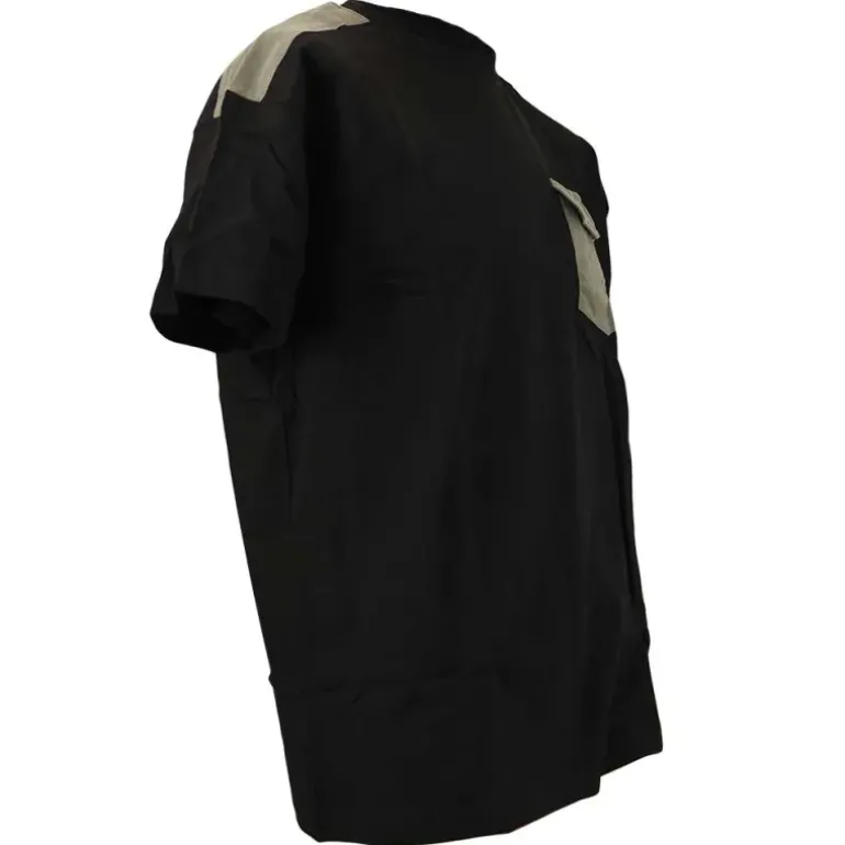 T-Shirt de travail Brooklyn coton bicolore noir / gris M à 4XL