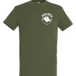 T-Shirt Keiler Hunter kaki 100% coton manches courtes logo 1