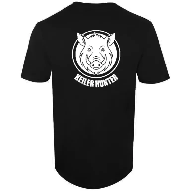 T-Shirt Keiler Hunter noir 100% coton manches courtes logo 3
