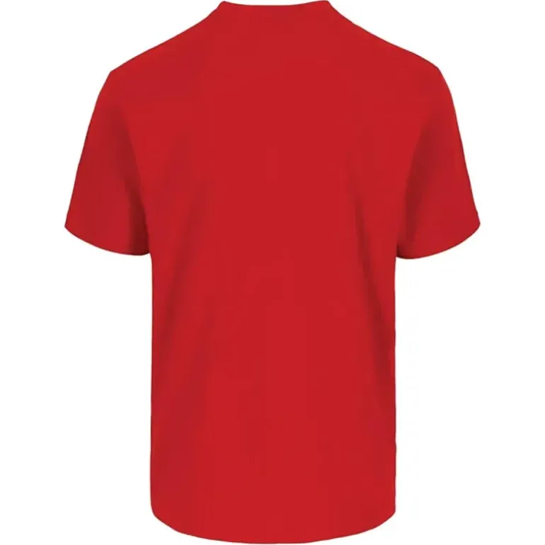 T-shirt manches courtes Herock® homme en coton rouge - Col rond 190g/m²