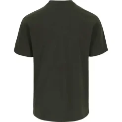 T-shirt manches courtes Herock® Homme - Col rond - Kaki - 100% coton 190 g/m²
