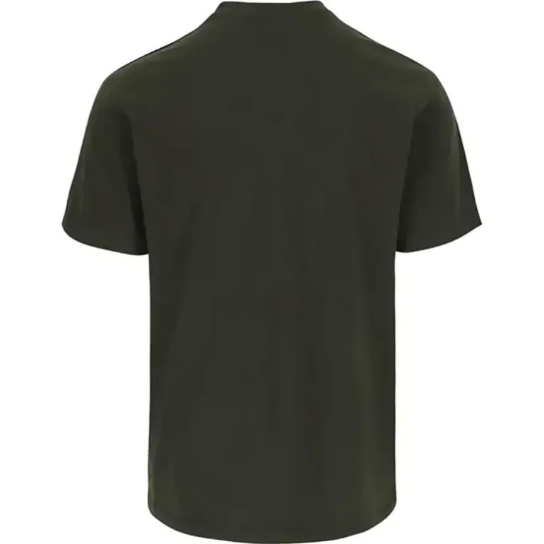 T-shirt manches courtes Herock® Homme - Col rond - Kaki - 100% coton 190 g/m²