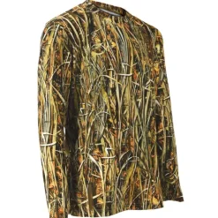 T-shirt manches longues Ghost Camo roseaux Wet polyester alvéolé