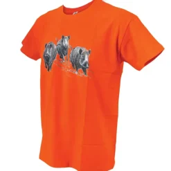 T-shirt orange sangliers Bartavel®