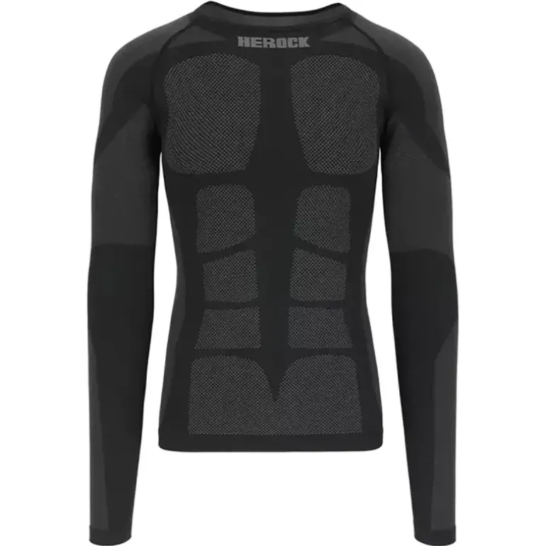 T-shirt thermique homme manches longues Nikos Herock® - Gris