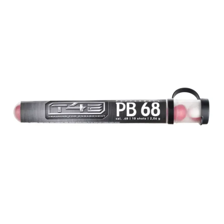 Tube 10 billes poivre incapacitant OC PB68 cal. 68 x10