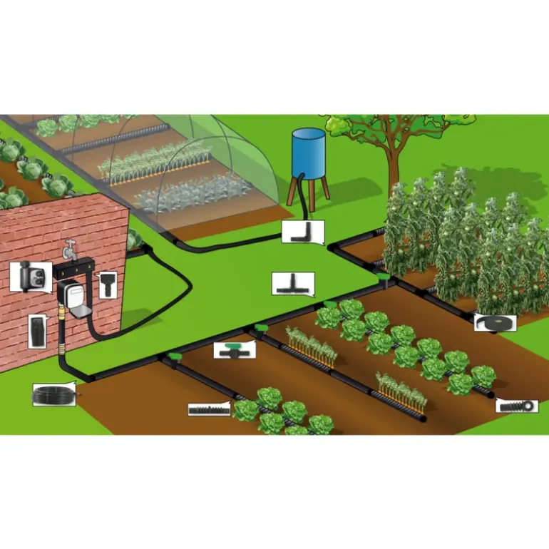 Tuyau polyéthylène d'alimentation rigide