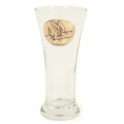 Verres à Pastis 18 cl décor étain relief de gibiers Lot de 6