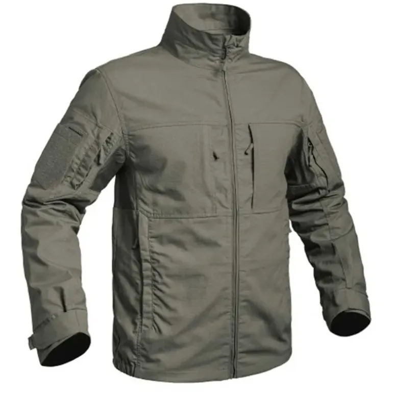 Veste courte Fighter 8 poches zip Ripstop Kaki M à 3XL