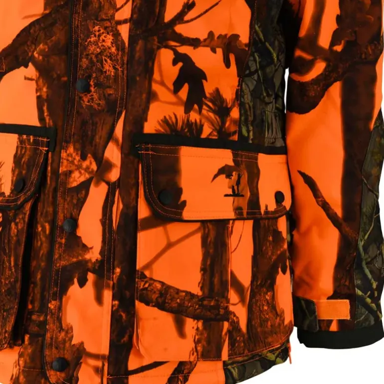 Veste de chasse Brocard Ghostcamo polyester blaze & black M à 5XL