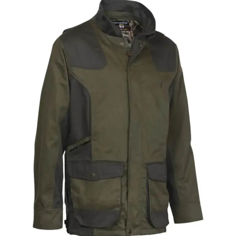 Veste de chasse Tradition 8 poches polyester coton kaki M à 4XL