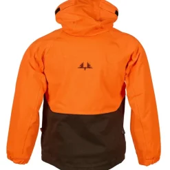 Veste enfant imperméable Ridge polyester orange vert 6 à 16 ans