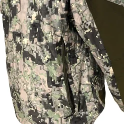 Veste mixte stretch nylon polyester camo digital vert S à 3XL